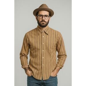 Toscana Button Down Shirt. Medium...Mod, Hipster, Prep.